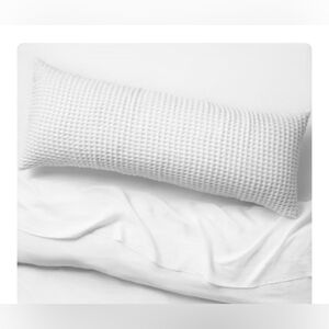 Waffle Body Pillow Cover White - Casaluna